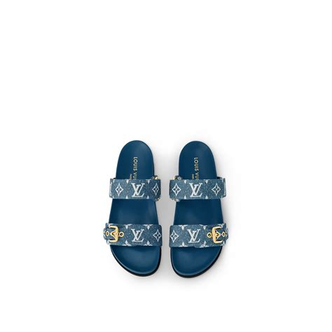 bom dia mule louis vuitton replica|Louis Vuitton slides with buckle.